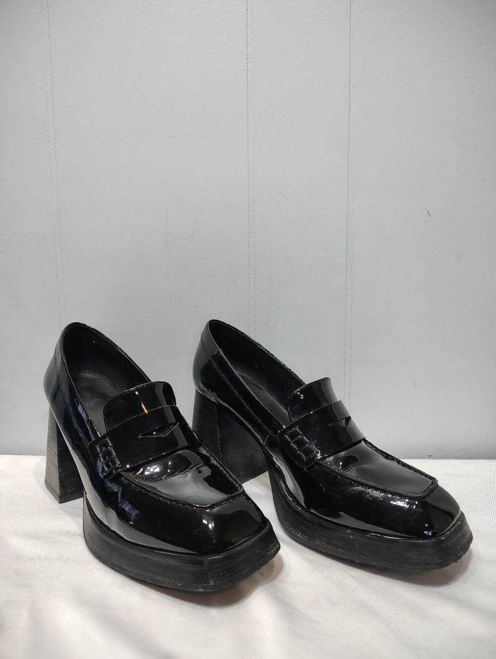 ALOHAS Take Off Heeled Loafers Black Size 9 - Picture 8 of 9